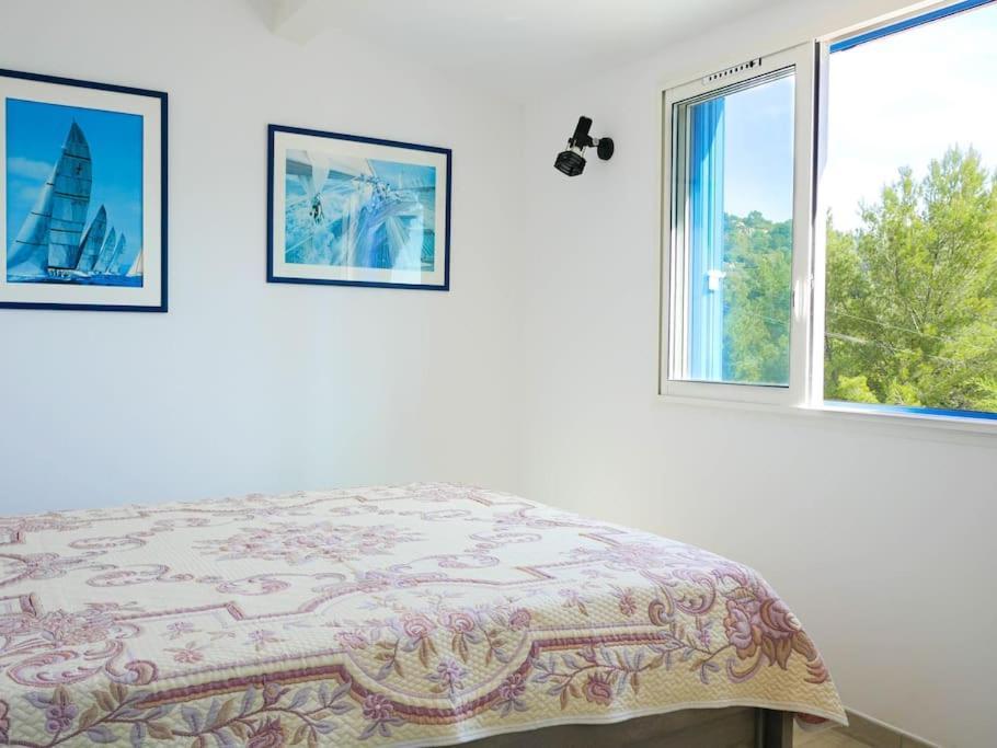Maisonnette Avec Vue Sur La Mer Exceptionnelle Carqueiranne Dış mekan fotoğraf
